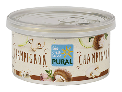 Pural Groentepaté champignons bio 125g - 4276