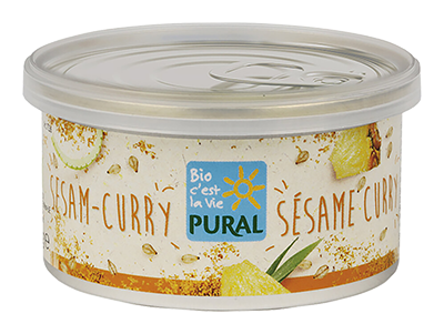Pural Groentepaté curry en sesam bio 125g - 4279