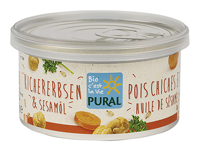 Pural Groentepaté kikkererwten bio 125g - 4280