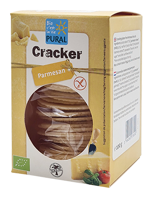 Pural Cracker parmezaan glutenvrij bio 100g - 4382
