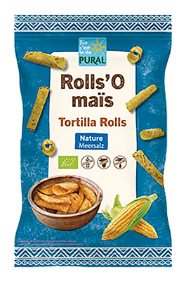 Pural Tortilla rolls natuur bio 125g