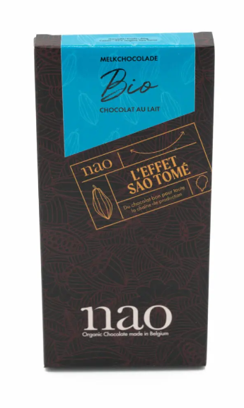 Nao Melkchocolade tablet verpakt bio 80g