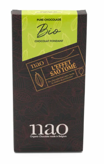 Nao Pure chocolade tablet 72% verpakt bio 80g