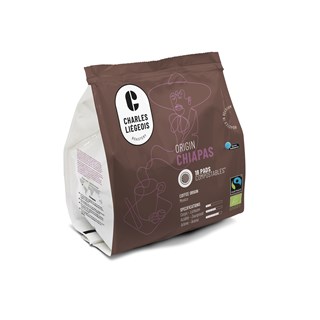 Charles Liégeois Koffiepads chiapas fairtrade bio 18 stuks - 9110