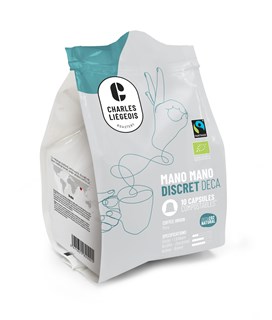 Charles Liégeois Koffiecapsules Mano Mano deca bio 10 stuks - 9132
