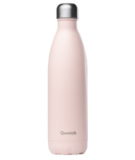 Qwetch Thermosfles inox pastel roze 750ml - 10213