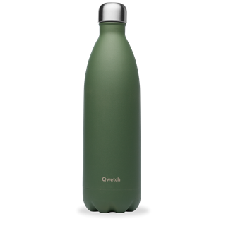 Qwetch Thermosfles inox khaki graniet 260ml - 10259