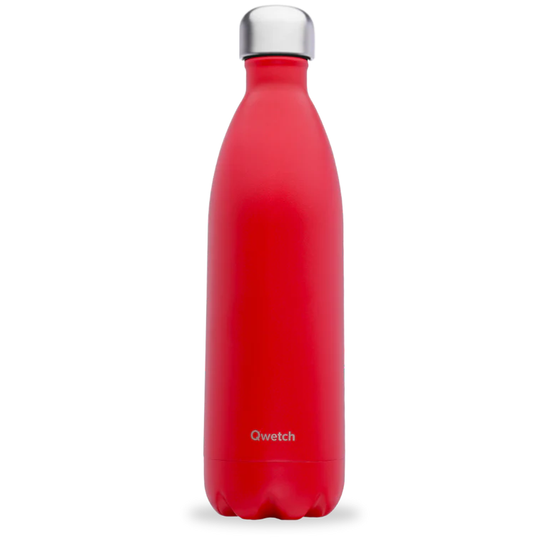 Qwetch Thermosfles inox kardinaalrood 1000ml - 9387
