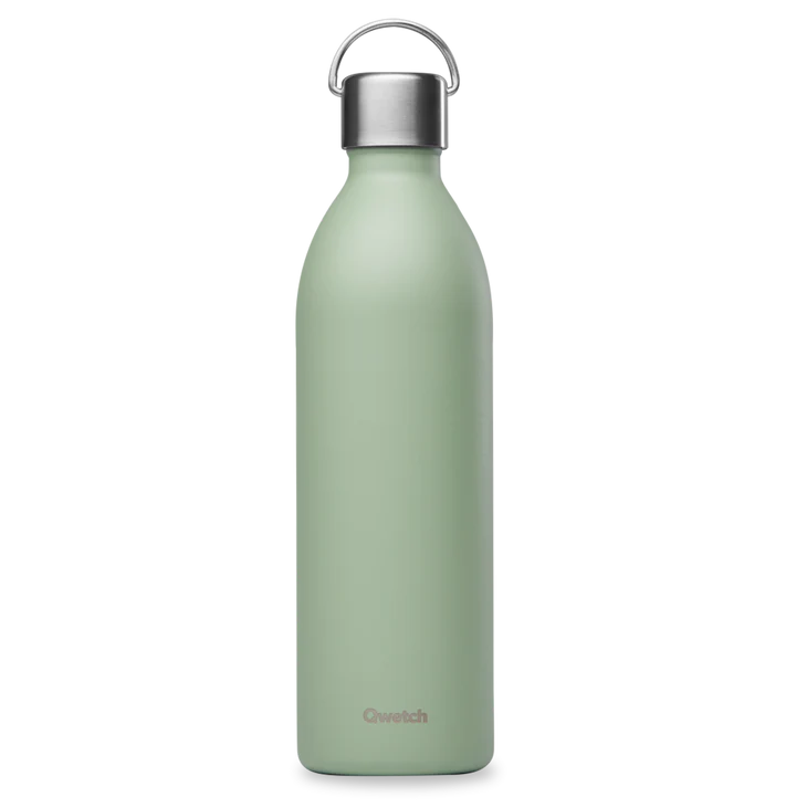 Qwetch Thermosfles active mat limoengroen 1000ml