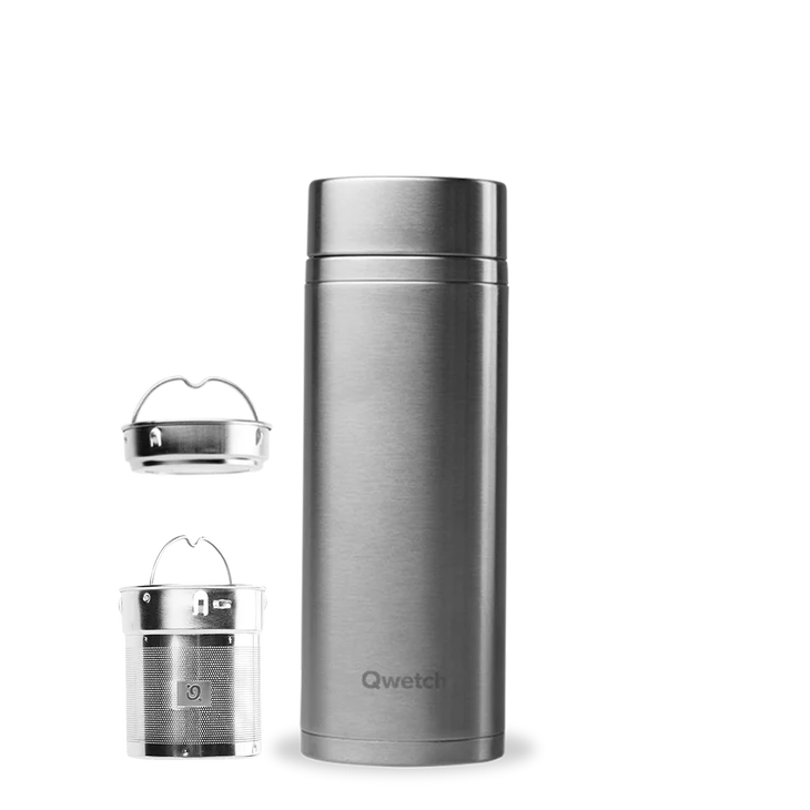 Qwetch Thermos thee inox geborsteld 400ml