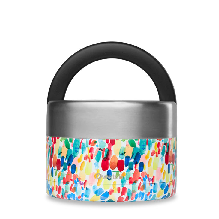 Qwetch Lunch en soep box isothermisch met handvat arty 650ml