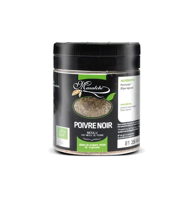 Masalchi Peper zwart gemalen bio 115g - 2299