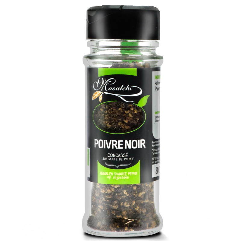 Masalchi Pepervlokken zwart bio 38g - 2301