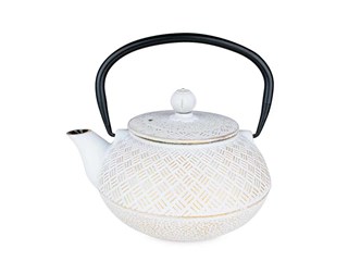 Aromandise Theepot Tamayuki wit en goud 800ml - 8322