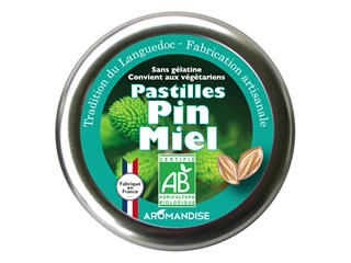 Aromandise Pastilles dennen en honing bio 45g - 8378