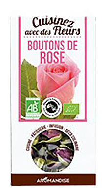 Aromandise Eetbare Bloemen rozenknop bio 60g - 8389