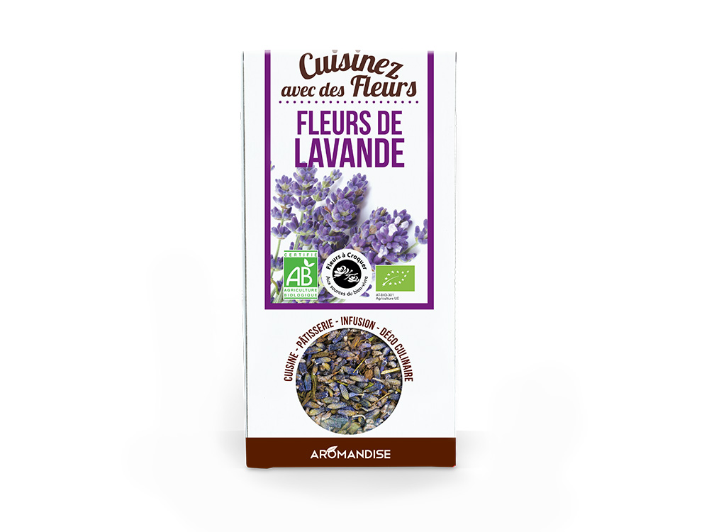 Aromandise Eetbare Bloemen lavendel bio 40g - 8391