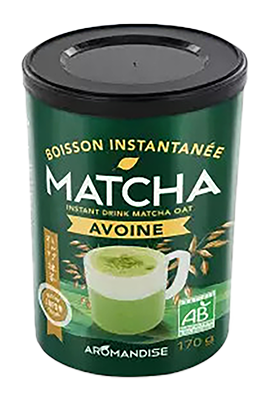 Aromandise Instant drink matcha haver bio 170g