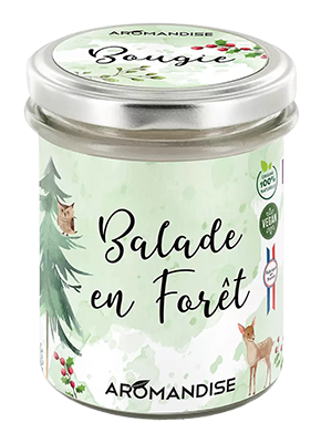 Aromandise Geurkaars wandeling in het bos