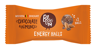 Blooom Energieballetjes chocolade & amandel bio 36g - 2800