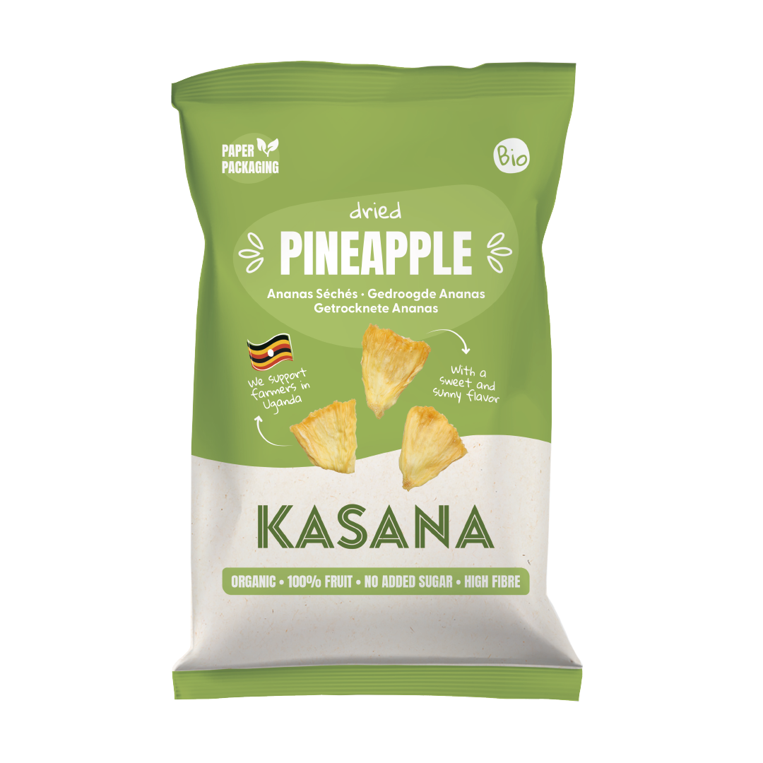 Kasana Gedroogde ananas bio 80g - 2766