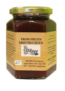 Margo 3 fruitsoorten confituur bio 300g - 9004