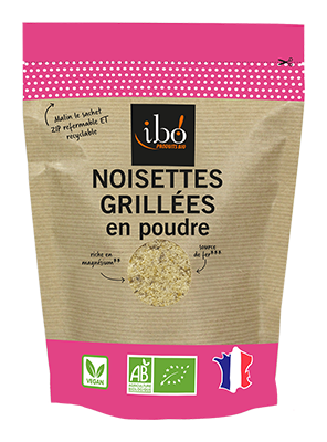 Ibo! Hazelnoot geroosterd poeder bio 100g - 3926