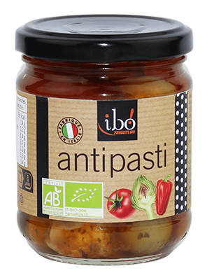 Ibo! Antipasti fruit en groenten op olie bio 190g - 3940