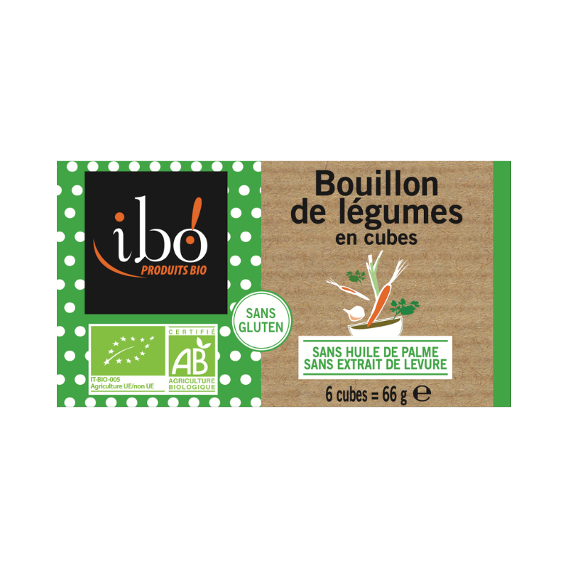 Ibo! Groentebouillon glutenvrij bio 66g - 3950