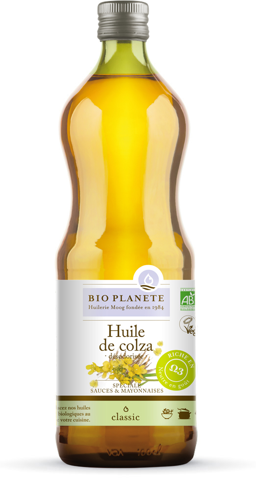 Bio Planète Olie voor sauzen en mayonaise (ontgeurde koolzaadolie) bio 1L - 5553