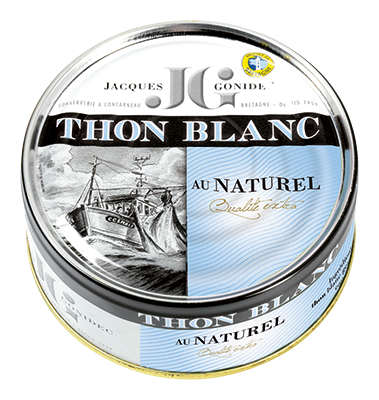 Jacques Gonidec Witte tonijn natuur 160g