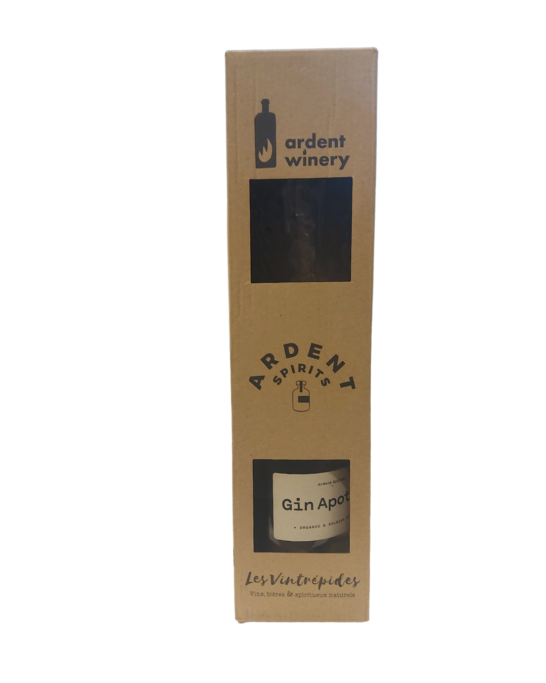 Ardent Spirits Verpakking glas + gin apotek grain + planten en kruiden 40° bio 50cl - 80151