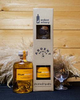 Ardent Spirits Geschenkverpakking glas + rum Ardent 40° bio 50cl - 80161