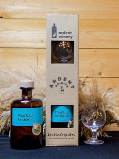 Ardent Spirits Geschenkverpakking glas + pastis ardent 45° bio 50cl - 80171