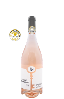 Les Vintrépides Wijn rosé «3 sources» château nadal 100% syrah bio 75cl - 8031