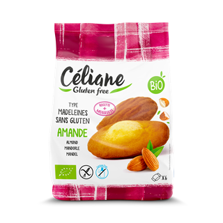 Céliane Madeleine amandel bio & glutenvrij 180g - 1699