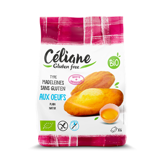 Céliane Madeleines met eieren bio & glutenvrij 180g - 1711