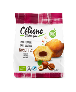 Céliane Muffin hazelnotenpasta bio & glutenvrij 200g - 1689