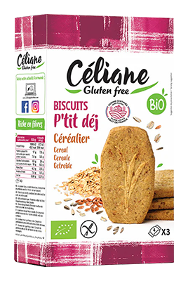 Céliane Ontbijtkoek cereal bio & glutenvrij 140g