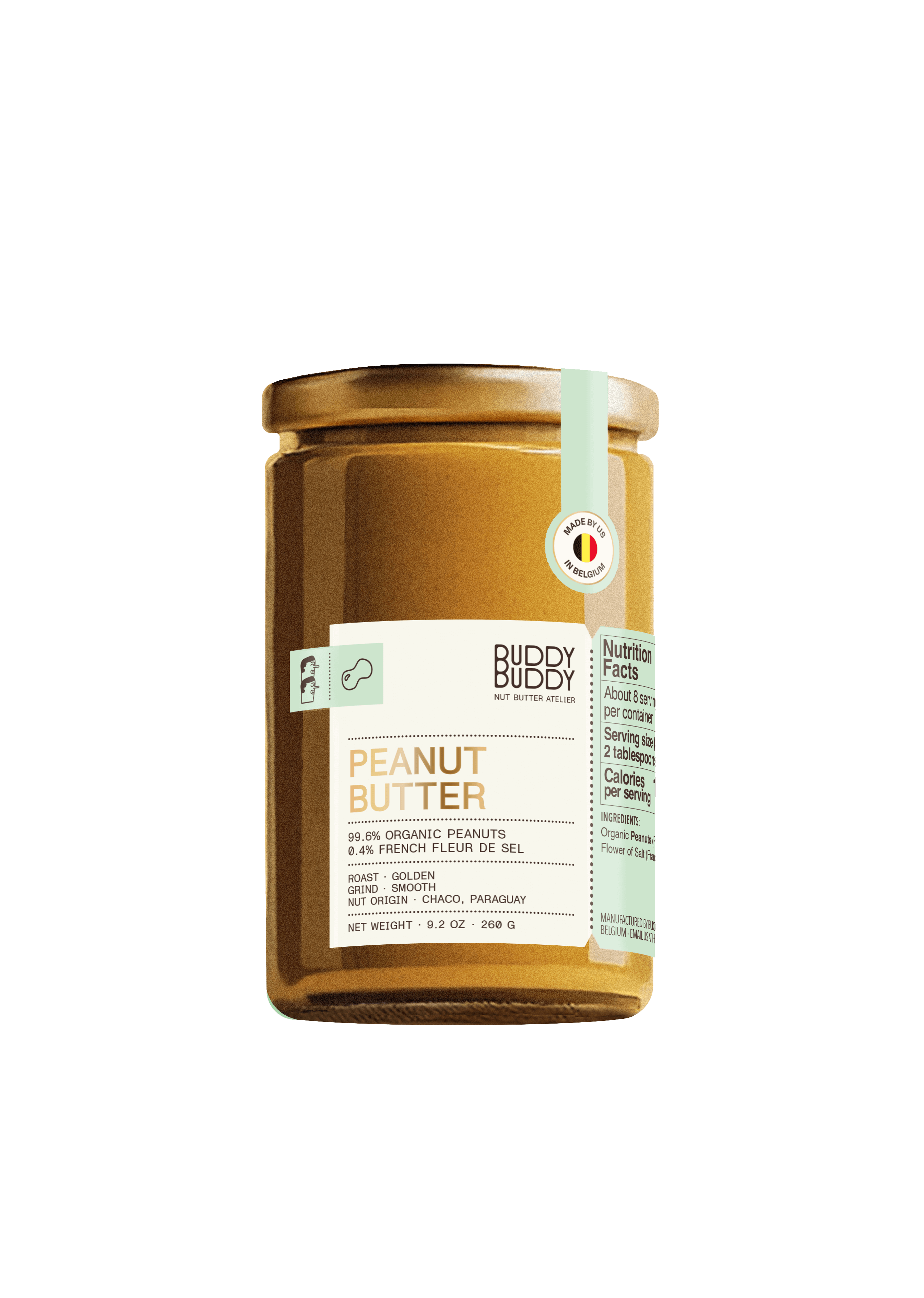 Buddy Buddy Pindakaas bio 260g - 9650