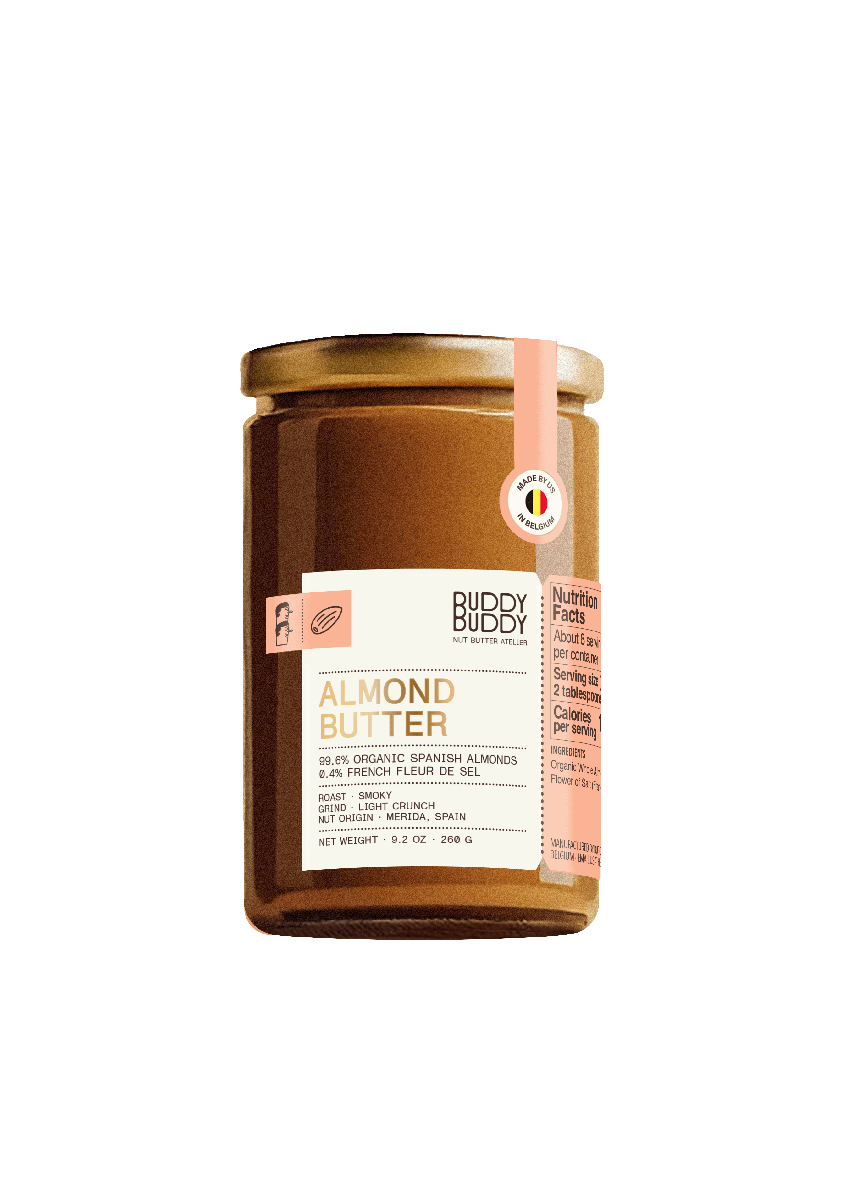 Buddy Buddy Amandelpasta bio 260g - 9657