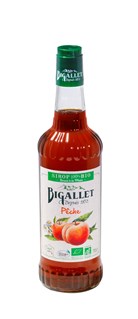 Bigallet Siroop perzik bio 70cl - 5040