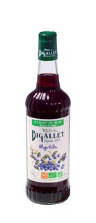 Bigallet Siroop blauwe bes bio 70cl - 5043