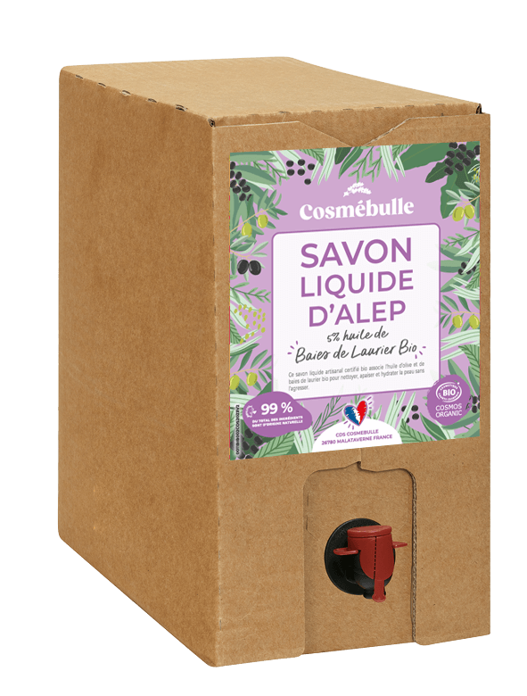 Cosmébulle Aleppo zeep vloeibaar 10L - 5354