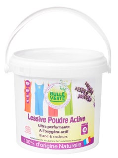 Bulle Verte Wasmiddel actief poeder bio 2kg - 5228