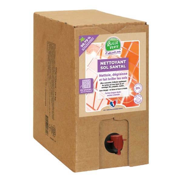 Bulle Verte Vloerreiniger sandelhout BIB 10kg - 5272