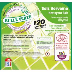 Bulle Verte productinformatie karton vloerreiniger 20kg - 9347