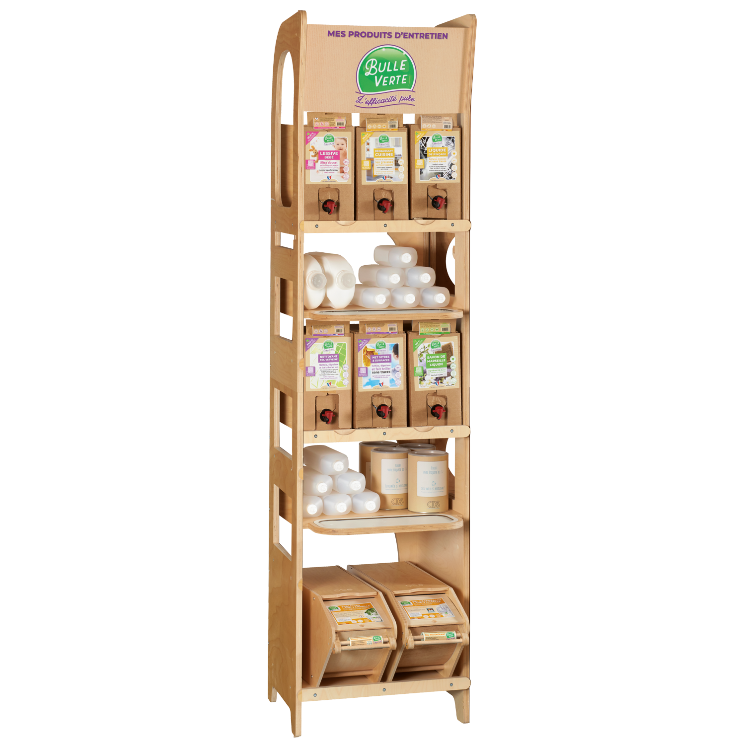 Bulle Verte Display detergenten 54cm breed - 9817