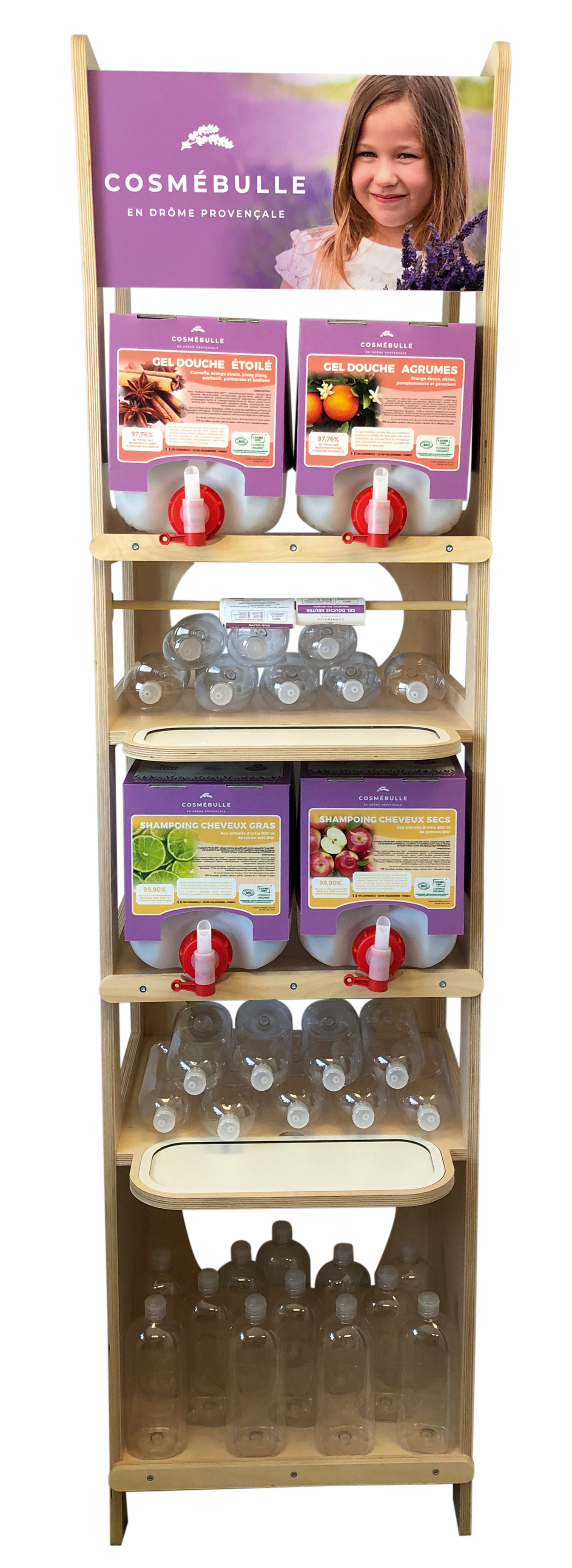 Bulle Verte display cosmetica 54 cm breed - 9818