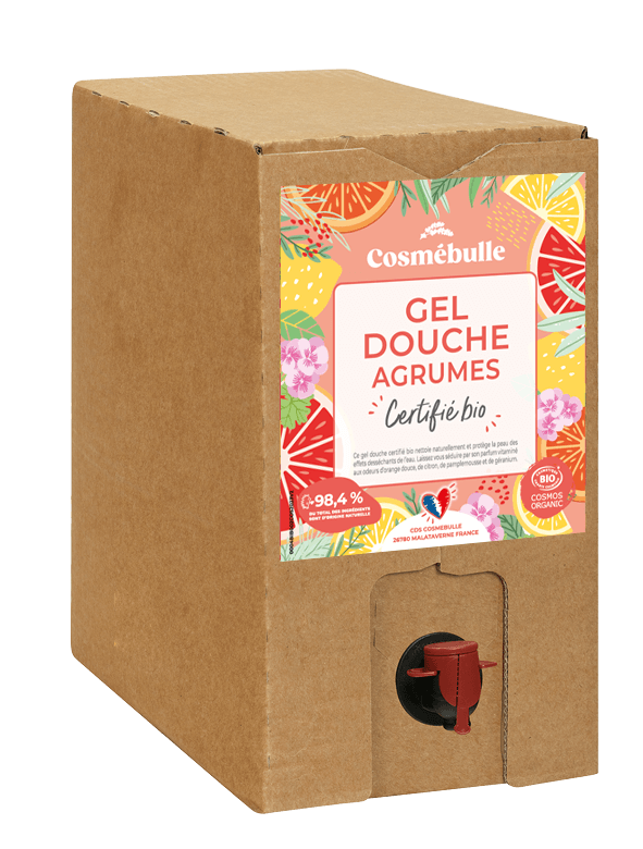 Cosmébulle Douchegel citrus (sinaas, citroen en pompelmoes) bulk 10L - 5343